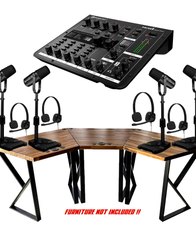 Relacart Professional MIXX8.6 4mic Set Bundle
