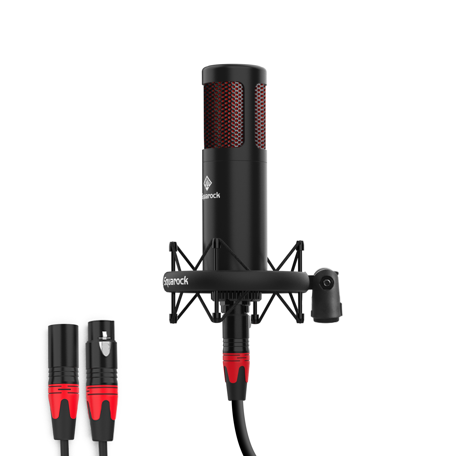 Squarock STU1+ Upgraded 48V Podcast Microphone